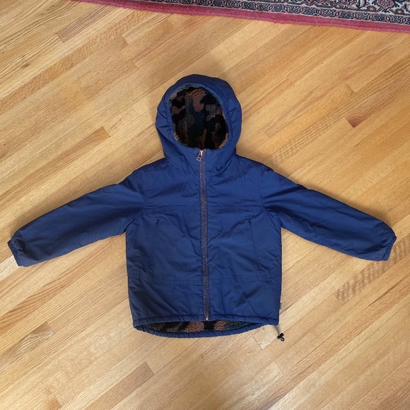 Bellerose Water Repellent Hooded Jacket, Boys size 6 - Picture 3 of 4